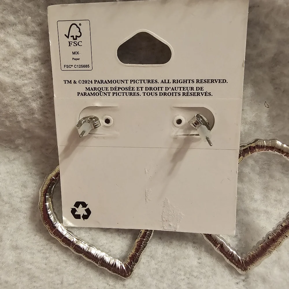 Mean Girls x Icing Giant Heart Post and Dangle Earrings
